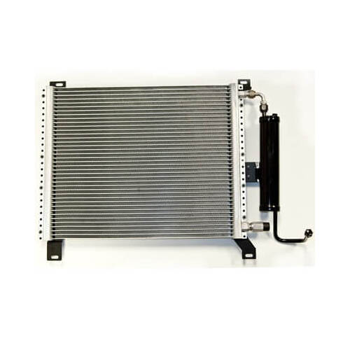 Scott Drake Classic Air Conditioning Condenser, Aluminum, Natural, Drier, Hardline, For Ford, Kit