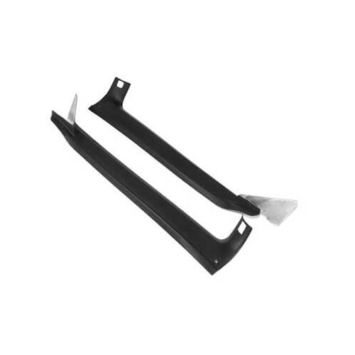 Scott Drake Classic Body A-Pillar Trim Panel, 1969-1970 Ford Mustang, Plastic, White, Pair