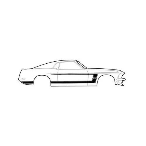 Scott Drake Classic 69 BOSS 302 BLACK STRIPE KIT