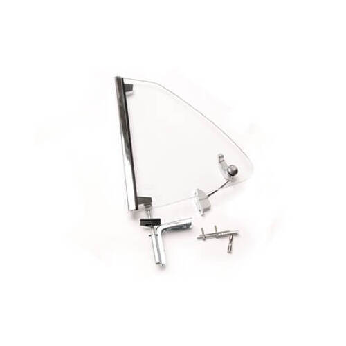 Scott Drake Classic Window, Rear Quarter Glass, Driver Side, 69-70 For Ford Mustang, Fastback, Each
