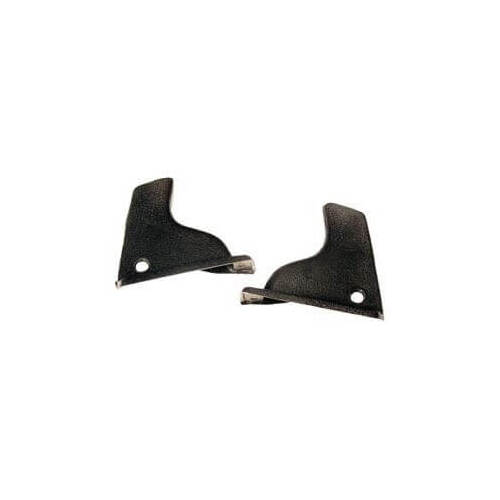 Scott Drake Classic Quarter Panel Trim, 1969 Fastback Trim Caps, Black, Each