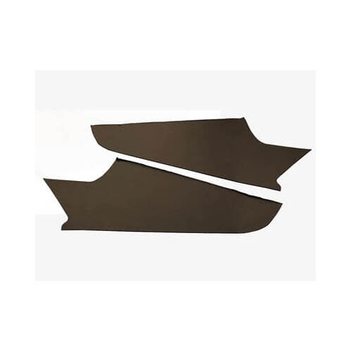 Scott Drake Classic Headliner Molding, 69-70 Headliner Trim Side Panels, Black, Each