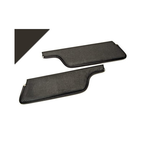 Scott Drake Classic Sunvisor, Interior, Vinyl, 69-70 For Ford Mustang, Coupe/ Fastback, Black, Pair