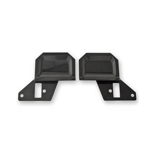 Scott Drake Classic Door Handle Trim, Deluxe, Front, Plastic, Black, For Ford, For Mercury, Pair