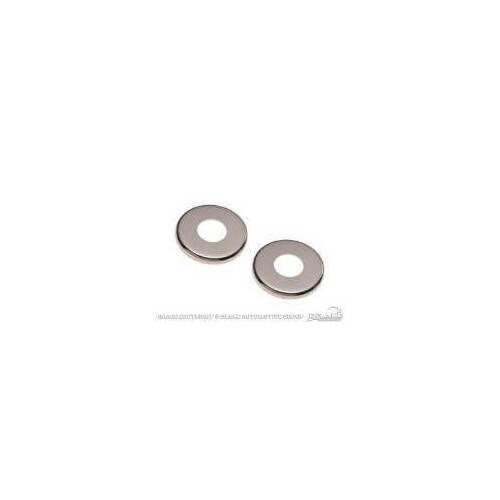 Scott Drake Classic Backing Plate, Chrome, Window Crank, Door Handle, For Ford, Each