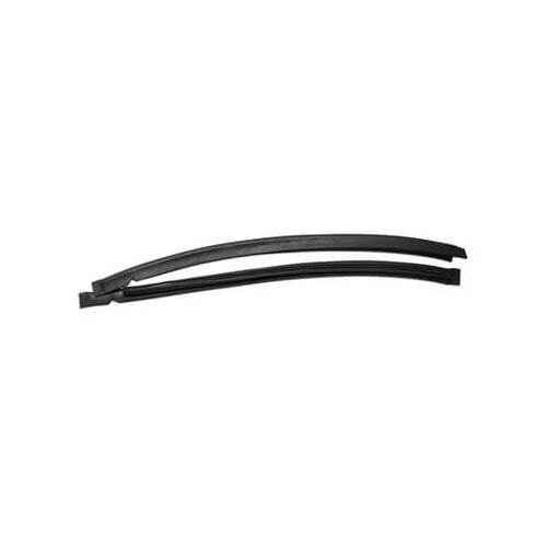 Scott Drake Classic Windlace Trim, Quarter Panel, Rubber, Black, 69-70 For Ford Mustang, Each