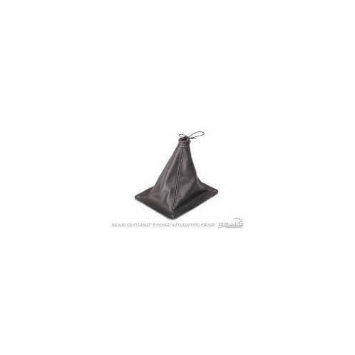 Scott Drake Classic Shifter Boot, Manual, Rectangle Base, Leather, Black, For Ford, Each