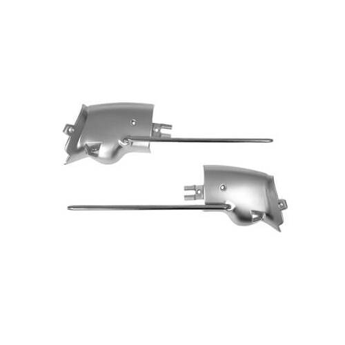 Scott Drake Classic Sun Visor Bracket, 1969-70 Convertible Sun Visor Brackets, Set of 2