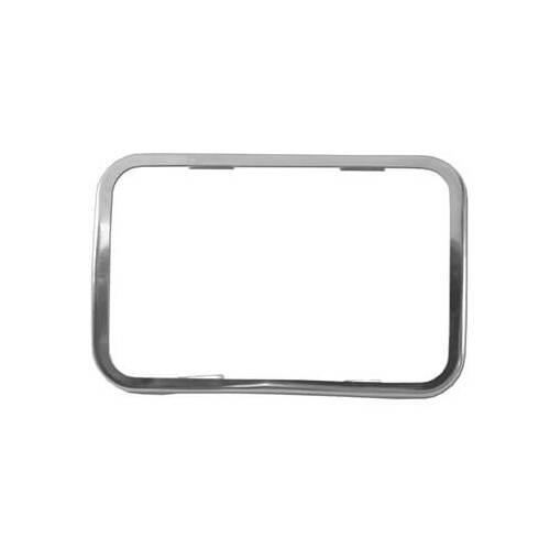 Scott Drake Classic Pedal Pad Trim Cover, Clutch Pedal Position, Stainless Steel, Polished, For Ford, For Mercury, Each