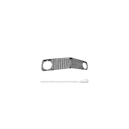 Scott Drake Classic Grilles and Grille Inserts, Grilles, Complete Grille Type, Main Grille Position, Stock Style, ABS Plastic, Black, For Ford, Each