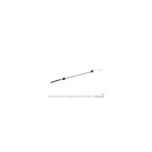 Scott Drake Classic Accelerator Cable, Braided Stainless Wire, Black Plastic Jacket, For Ford, Each