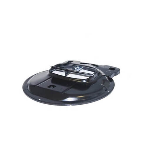 Scott Drake Classic Shaker Hood Air Cleaner Base, Steel, Black, 1969-1970 For Ford Mustang, Each