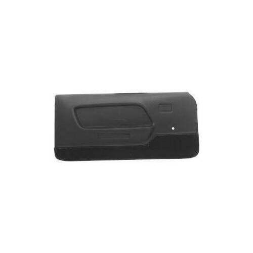 Scott Drake Classic Door Panels, Mach/ Deluxe, Full Door, Vinyl, 69 For Ford Mustang, Black, Pair