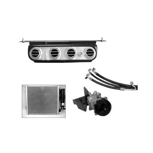 Scott Drake Classic Air Conditioning Kit, OE Style, Drier, A/C Condenser, 508 Style V-belt Pump and Pulley, For Ford, Kit