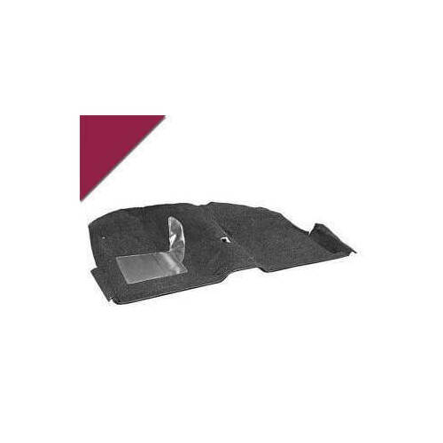 Scott Drake Classic Carpet, Complete, Loop, 1965-1968 For Ford Mustang Coupe, Maroon, Set