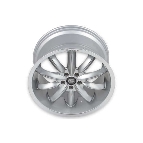 Carroll Shelby Wheel Co Wheel, CS56 Series, Cast Aluminum, 20 in. Dia., 9 in. Width, 30 mm Offset, Liquid Silver, Each