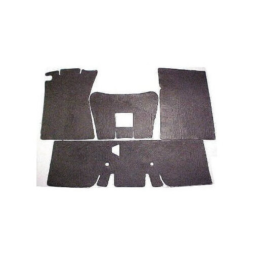 Scott Drake Classic Floor Carpet, 1964-1973 For Ford Mustang Carpet Underlayment 4 Piece Set, Each