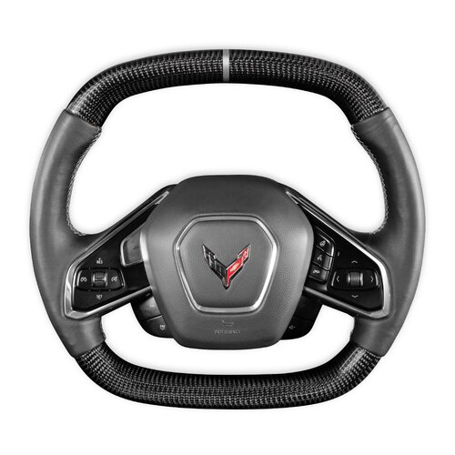 Drake Muscle Cars Steering Wheels, Carbon Fiber Heated