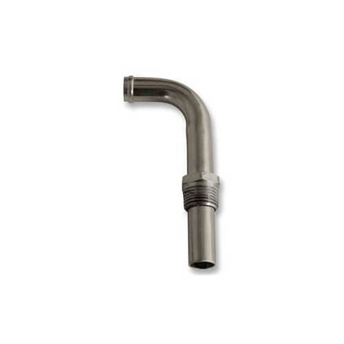 Scott Drake Classic Fitting, Heater Hose Elbow, 90 degree, Steel, Zinc Finish, For Ford, Each
