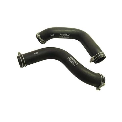 Scott Drake Classic Radiator Hoses, Concours Correct, Rubber, Black, For Ford, 302, 302 Boss, 351W, Set