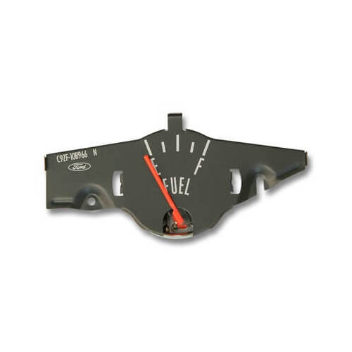 Scott Drake Classic Fuel Level Gauge, Fuel Gauge Without Factory Tachometer, Gray, 1970 For Ford Mustang, Each