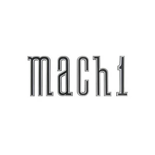 Scott Drake Classic Emblem, Panel Emblem Rocker, Mach 1, 1970 For Ford Mustang Mach 1, Set