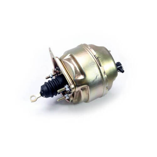 Scott Drake Classic Power Brake Booster, Vacuum Diaphragm Type, Steel, Black, 8.00 in. Diameter, For Ford, For Mercury, Each