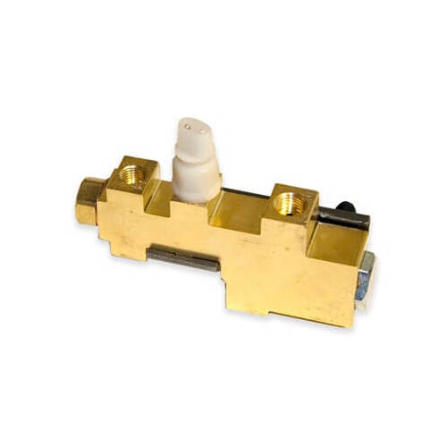 Scott Drake Classic Brake Distribution Block, Brass, Natural, For Ford, Each