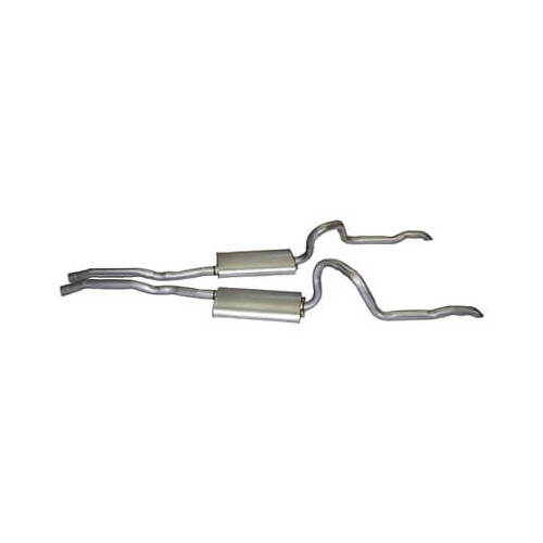 Scott Drake Classic Exhaust System, 1970 Mustang Exhaust - OEM Boss 302/429 Exhaust System 2.25 in, Each