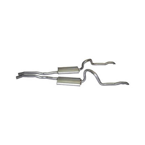 Scott Drake Classic Exhaust System, 1970 Mustang Exhaust - OEM Boss 302/429 Exhaust System 2.25 in., Each