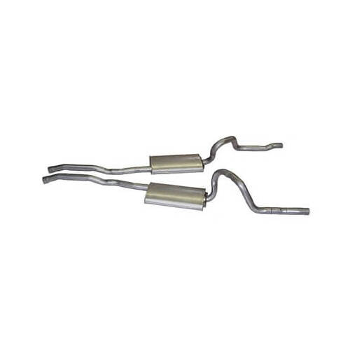 Scott Drake Classic Exhaust System, 1970 Mustang Exhaust, OEM Mach1 Exhaust Sys - For Staggered Shock Cars Only, Each
