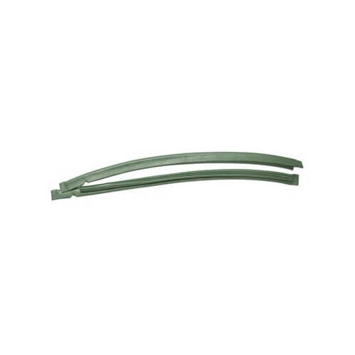 Scott Drake Classic Windlace Trim, Quarter Panel, Rubber, Ivy Green, 70 For Ford Mustang, Each