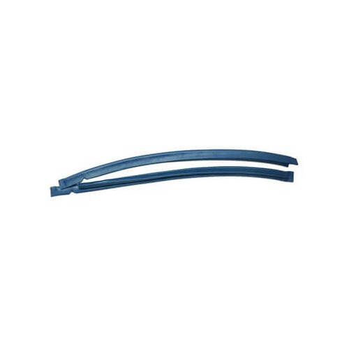 Scott Drake Classic Windlace Trim, Quarter Panel, Rubber, Medium Blue, 70 For Ford Mustang, Each