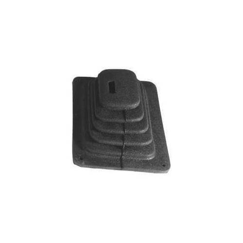 Scott Drake Classic Shifter Boot, Manual, Rectangle Base, Rubber, Black, Floor, For Ford, For Mercury, Each