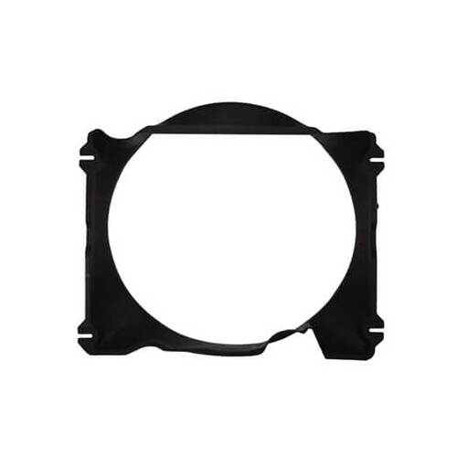 Scott Drake Classic Fan Shroud, Single, Bolt-on, Plastic, Black, 20 in. Width, For Ford, For Mercury, Each