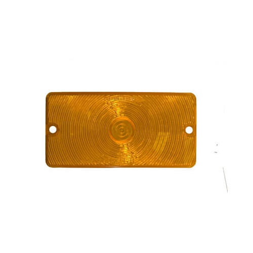 Scott Drake Classic Turn Signal / Parking Light Lens, 1969-77 Bronco Parking Lamp Lens, Amber, Each