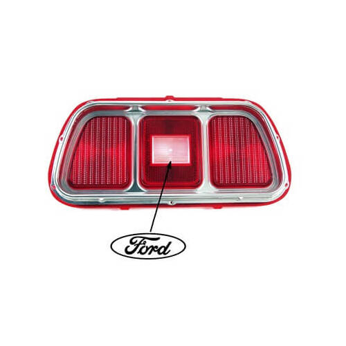 Scott Drake Classic Taillight Lens, Replacement, For Ford, Each