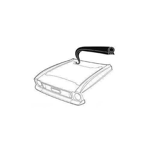 Scott Drake Classic 71-73 COWL TO HOOD SEAL