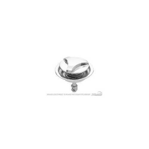 Scott Drake Classic Hood Pin, Twist Lock, Die-cast Metal, Chrome Plated, Scuff Plate, For Ford, Each