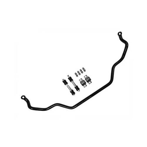 Scott Drake Classic Sway Bar, Front, Solid, Steel, Black Powdercoated, 1.00 in. Diameter, For Ford, For Mercury, Kit
