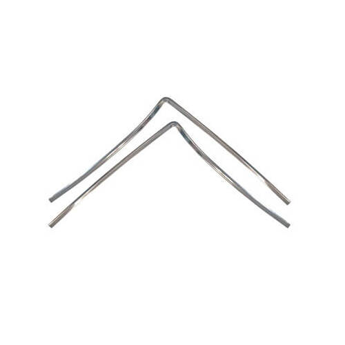 Scott Drake Classic Windshield Molding, 71-73 Coupe Windshild Moulding, 2 Piece, Each