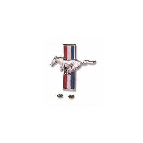 Scott Drake Classic Grille Emblem, 71-73 Mach 1 Grill Ornament, Each