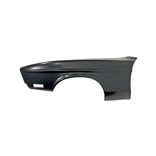 Scott Drake Classic Fender, Driver Side Outer, Steel, Black Primer, For Ford, Each