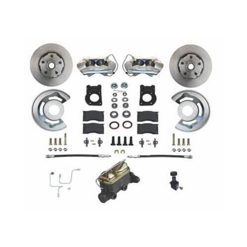 Scott Drake Classic Brake Conversion, 1964-1969 For Ford Mustang Front Disc Brake Conversion with Dual Reservoir Master Cyl. for Non-Power Front Drum,
