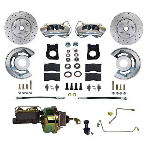 Scott Drake Classic 64-6 Pwr Disc Conv Kit-Man-D&S