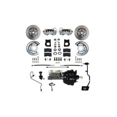 Scott Drake Classic Brake Conversion, Front Power Disc Brake Conversion, 1967-1969 For Ford Mustang Manual Transmission, Kit