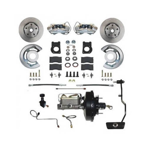 Scott Drake Classic Brake Conversion, 1970 Power Disc Brake Conversion Kit With Automatic Transmissions, Kit