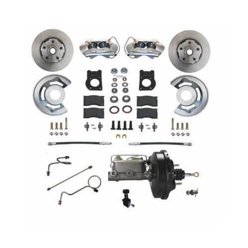Scott Drake Classic Brake Conversion, 1971-73 Power Disc Brake Conversion Kit Withautomatic Transmissions, Kit