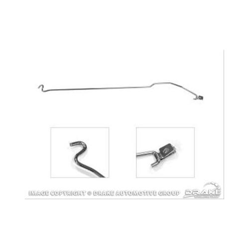 Drake Muscle Cars Hood and Trunk Prop Rod, 2005-2009 For Ford Mustang, Each