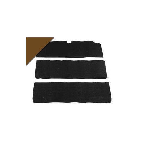 Scott Drake Classic Floor Carpet, Nylon Loop, Dark Saddle, 1965-1968 For Ford Mustang, Each